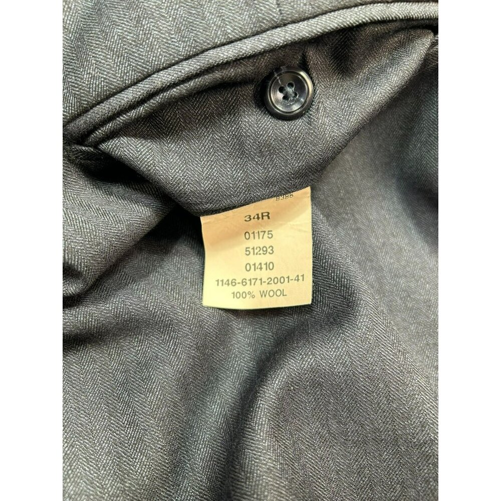 Jos A. Bank Tailored Fit Gray Dress Pants 34R 100% Wool Executive Collection - Picture 5 of 6
